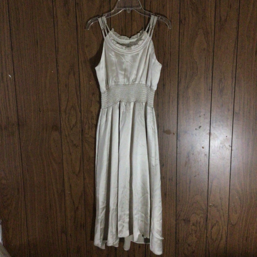 Petite Studio Jodie Champagne Dress Sz XSP - Picture 2 of 7